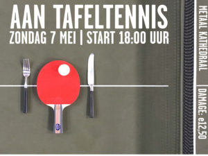 Aan tafeltennis toernooi #2 = VOL!