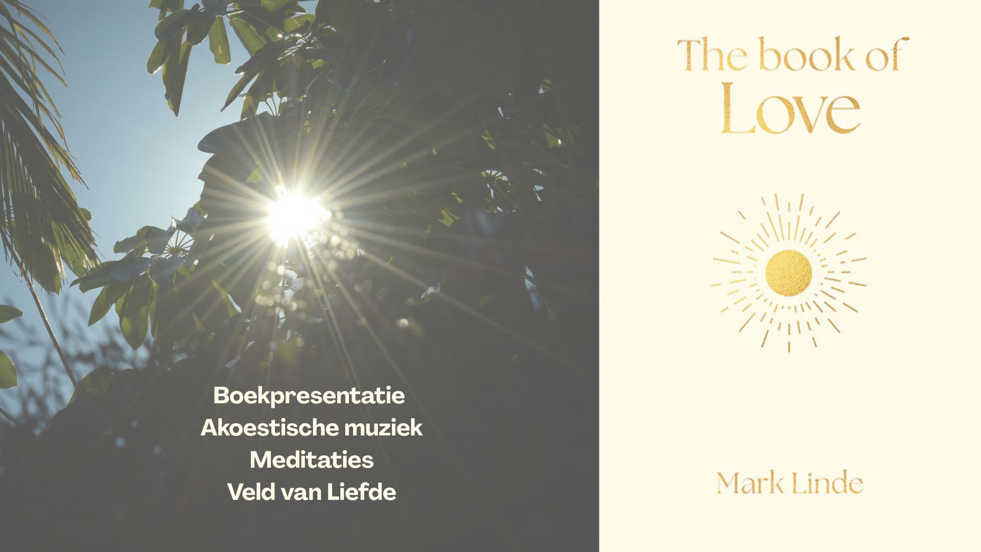 Boekpresentatie van The Book of Love door Mark Linde
