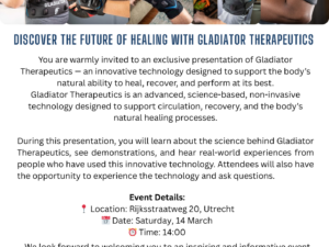 ONTDEK DE TOEKOMST VAN HERSTEL MET GLADIATOR THERAPEUTICS