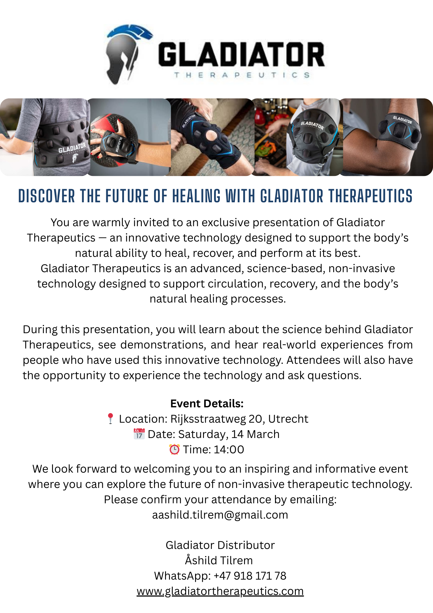 ONTDEK DE TOEKOMST VAN HERSTEL MET GLADIATOR THERAPEUTICS